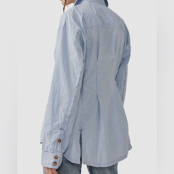 NWOT ($128) Free People Marten Oxford Tunic🩵 - Picture 5 of 11